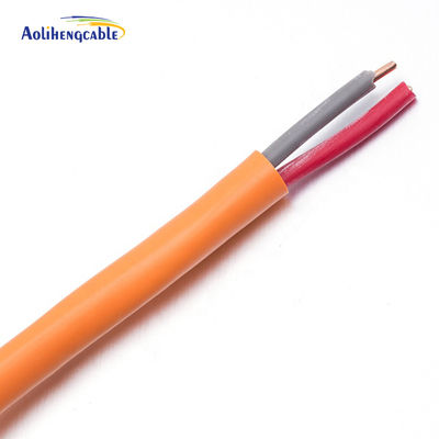 맨 구리 2 코어 경보 케이블 PVC 자켓 1.05mm ID CE 인증