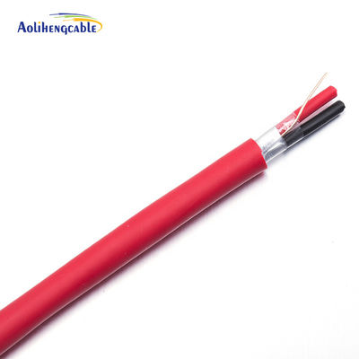 맨 구리 2 코어 경보 케이블 PVC 자켓 1.05mm ID CE 인증
